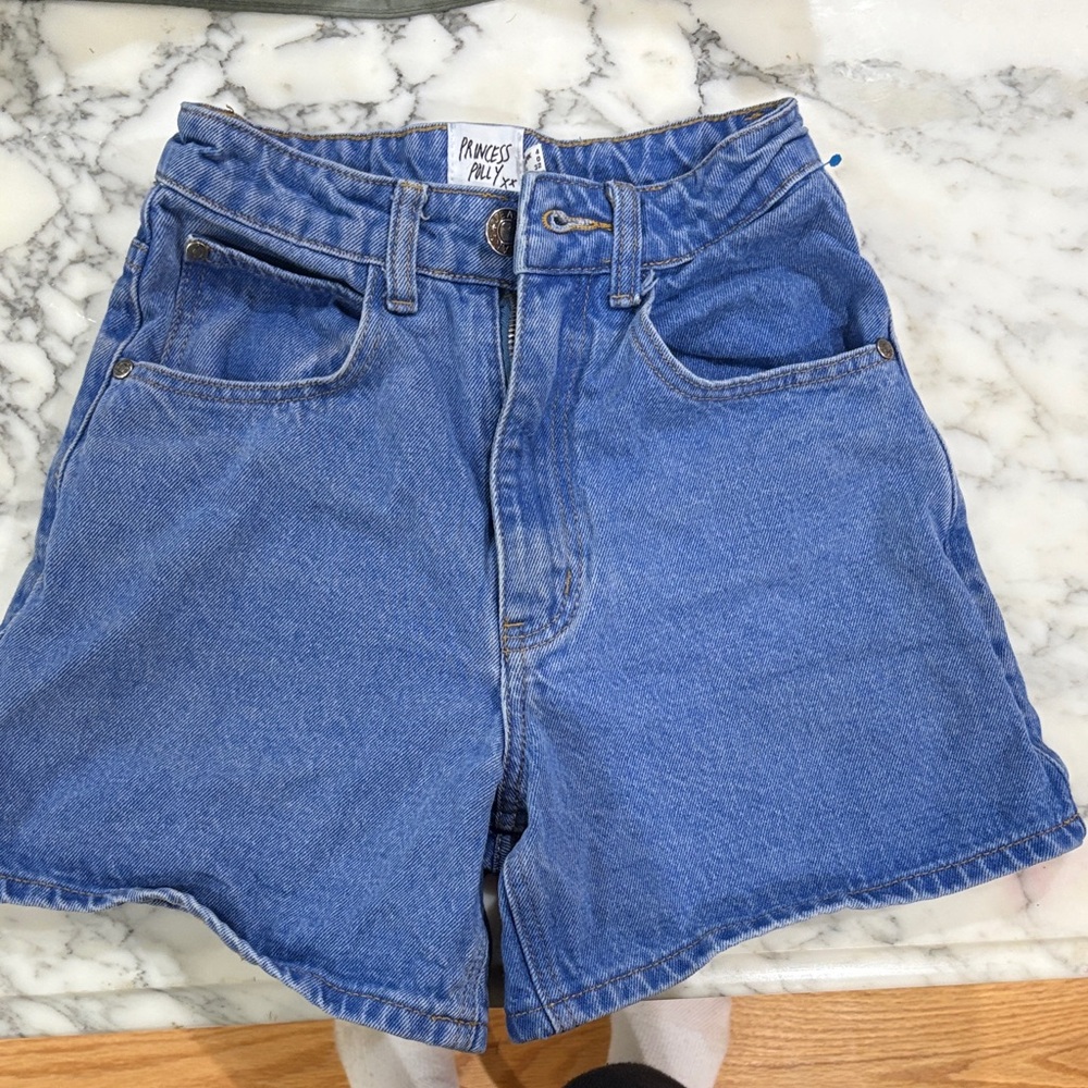 Princess Polly Blue Jean Shorts